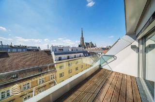 Maisonette mieten in 1010 Wien, Wunderschöne 5-Zimmer Wohnung mit Terrassen, Nähe Stephansdom