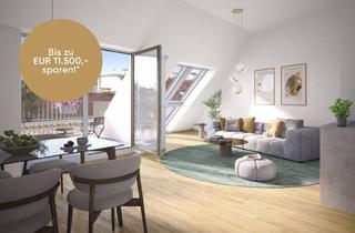 Wohnung kaufen in Veronikagasse 31/18, 1170 Wien, Nachhaltiges Wohnen Beim Yppenplatz - Großzügige Dachgeschosswohnung - 3-Zimmer-Wohntraum