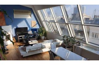 Wohnung mieten in 1010 Wien, Moderne Dachgeschoßwohnung mit Atelierfenster und Terrasse!