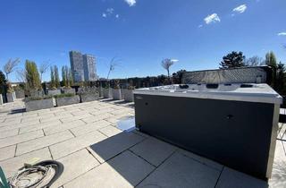 Wohnung mieten in Donau, 1220 Wien, Möblierte Wohnung mit separater Dachterrasse wenige Meter von der Alten Donau entfernt