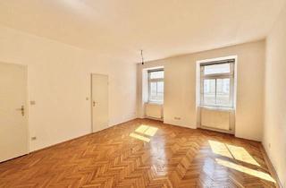 Wohnung kaufen in Krongasse, 1050 Wien, Sanierte Liegenschaft mit Fernwärme! Renovierungsbedürftiger 2-Zimmer-Altbau beim Mittersteig!