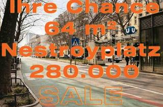 Wohnung kaufen in Nestroyplatz, 1020 Wien, IHRE CHANCE FÜR DEN 2., NESTROY-PLATZ-NÄHE U1, URANIA-NÄHE, 2-ZIMMER-CITY-WOHNUNG +RUHELAGE