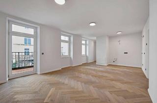 Penthouse kaufen in Krongasse, 1050 Wien, Altbau-Erstbezug mit hofseitigem Balkon im 2. Liftstock einer sanierten Liegenschaft! Fernwärme!