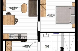 Wohnung mieten in 4101 Feldkirchen an der Donau, Exklusives Wohnen für Best Ager – Park Residenz Bad Mühllacken - Wohnungstyp E