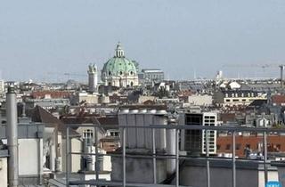 Maisonette kaufen in 1060 Wien, Luxuriöse Dachmaisonette mit Terrassen und Wienblick