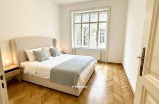 Wohnung mieten in Mariahilfer Straße, 1060 Wien, Mariahilfer Straße - 5-Zimmer-Altbauwohnung mit Klopfbalkon - sehr ruhig