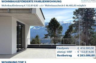 Wohnung kaufen in 6460 Imst, Wohnbaugeförderte Neubau-3-Zimmer-Gartenwohnung Top 3 in Bester Lage von Imst - Letzte Chance!
