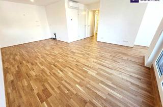 Wohnung kaufen in Khuenweg, 1220 Wien, Klimaaktiv Bronze zertifiziert! GOLD für´s Wohnen! Ab ins Dachgeschoss / 3 Zimmer / 3 Terrassen / Viel Lebensqualität! Wärmepumpe und Solaranlage + Naturnahe Gewässer ums Eck!