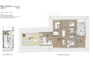 Penthouse kaufen in Bahnhofstraße 16, 9300 Sankt Veit an der Glan, ****DACHGESCHOSSWOHNUNG mit AUSBLICK **** ca. 155,12m² - inkl. 1 Parkplatz - Wohnen über den Dächern von St. Veit an der Glan