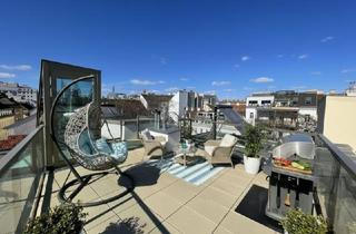 Wohnung kaufen in Millergasse, 1060 Wien, Einzigartige Dachgeschoßwohnung mit spektakulären Freiflächen nahe der Mariahilfer Straße!