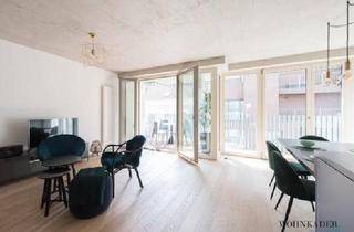 Wohnung mieten in 1120 Wien, Vollmöblierte 3-Zimmer-Wohnung mit 2 Balkonen in preisgekrönter Architektur