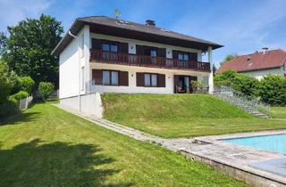 Haus kaufen in 3040 Neulengbach, "IN KAUFABWICKLUNG!" GEPFLEGTES EIN- ODER ZWEIFAMILIENHAUS MIT POOL UND FERNBLICK