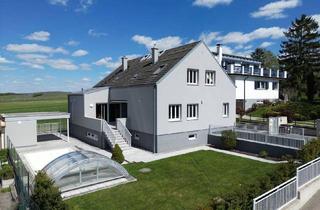 Einfamilienhaus kaufen in Brunnstubengasse 43a, 2102 Bisamberg, Ihr Traumhaus: 211 m² Einfamilienhaus mit Pool & Weingartenblick in Bisamberg