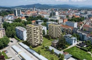 Wohnung kaufen in Rosentaler Straße, 9020 Klagenfurt, NEU - CITY LIFE KLAGENFURT - Zentrale Garconniere mit Balkon