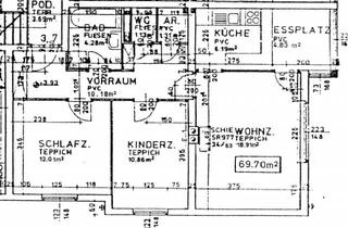 Wohnung mieten in Feldgasse 1/7, 2853 Bad Schönau, Geförderte 3-Zimmer Mietwohnung | ca. 69 m²
