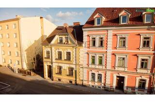 Wohnung kaufen in Badgasse 11, 8700 Leoben, Sanierungsbedürftige Altbauwohnung in Leobener Stadtvilla am Mareckkai - Mehrheitsanteil und Mieteinnahmen mit Murblick