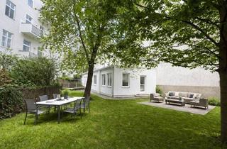 Büro zu mieten in Währinger Straße, 1090 Wien, RARITÄT: Hofgebäude mit 250m2 Eigengarten - Büro, Therapie, Yoga etc. - absolute Ruhelage