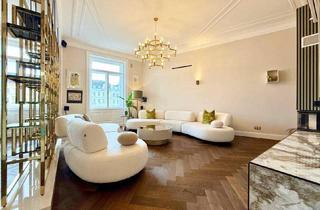 Wohnung kaufen in Linke Wienzeile, 1060 Wien, Altbau in Perfektion - Vollständig saniertes Altbaujuwel am Naschmarkt | 167 m² Eleganz mit Parkblick