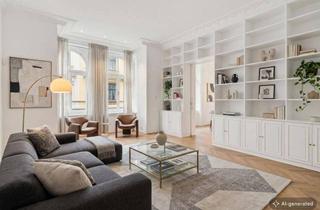 Wohnung kaufen in 1010 Wien, Moderne Stadtresidenz: Bel-Etage Wohnung mit beeindruckender Deckenhöhe