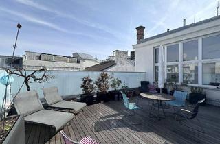 Wohnung mieten in Brucknerstraße, 1040 Wien, Traumwohnung im DG mit großer Terrasse nähe Karsplatz!