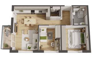 Wohnung kaufen in Andechsstraße 16, 6020 Innsbruck, Hochwertige 3-Zimmer Neubau-Wohnung mit Balkon (W08)