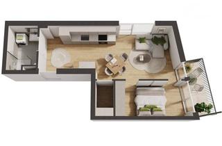 Wohnung kaufen in Andechsstraße 16, 6020 Innsbruck, Hochwertige 2-Zimmer Neubau-Wohnung mit Balkon (W05)