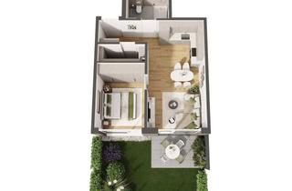 Wohnung kaufen in Andechsstraße 16, 6020 Innsbruck, Hochwertige 2-Zimmer Neubau-Gartenwohnung (W02)