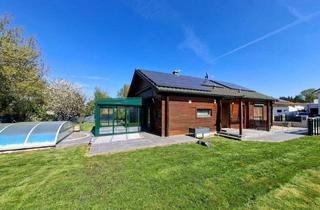 Einfamilienhaus kaufen in 2285 Leopoldsdorf im Marchfelde, ruhig gelegener, voll unterkellerter Bungalow mit Pool, Wintergarten, Wärmepumpe, Photovoltaik, Klimaanlage, Glasfaseranschluß uvm.