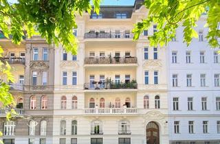 Gewerbeimmobilie kaufen in 1020 Wien, Entzückende Garconnière mit unverbaubarem Parkblick im prachtvollen Gründerzeithaus