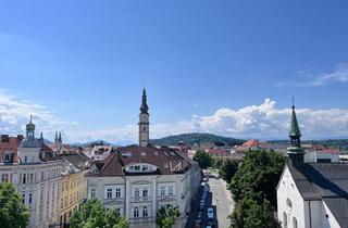 Wohnung mieten in City Arkaden, Kapuzinerkirche, 9020 Klagenfurt, Stadtwohnung mit Panoramablick und Tiefgaragenplatz im Zentrum von Klagenfurt