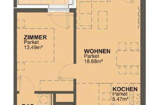 Wohnung mieten in Kellergasse, 1210 Wien, 2 Zimmer Wohnung mit Terrasse und Blick zum Marchfeldkanal