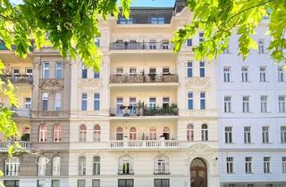 Gewerbeimmobilie kaufen in 1020 Wien, Entzückende Garconnière mit unverbaubarem Parkblick im prachtvollen Gründerzeithaus