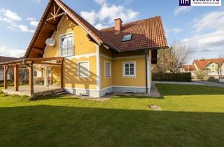 Einfamilienhaus kaufen in Gartenweg, 8423 Sankt Veit am Vogau, SONNENLAGE - Neuwertiges ca. 160m2 großes Traumhaus mit idyllischem Garten + Terrasse, 2 Garagen & Top-Ausstattung in Ruhelage