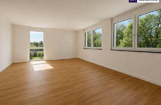 Wohnung kaufen in Kirchenplatz, 2301 Groß-Enzersdorf, Welch herrlicher Blick ins Grüne!! Eine Ruheoase mit 4 Zimmer und kleiner Terrasse.