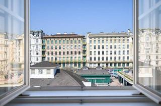 Wohnung kaufen in Rechte Wienzeile, 1040 Wien, THE OTTO WAGNER PERSPECTIVE - Altbau an der Wienzeile mit Blick auf Wiens Architekturikonen - eine Wohnung, zwei Möglichkeiten