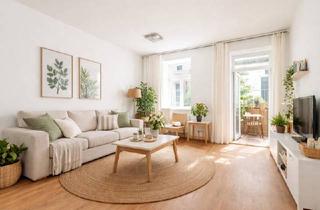 Wohnung kaufen in Vorgartenmarkt, 1020 Wien, Altbauwohnung mit Neubau-Energiewerten! 2-Zimmer mit Balkon Nähe U1/U2 - Innenhoflage!