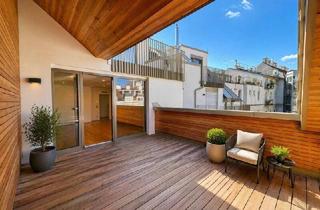 Wohnung kaufen in Millergasse, 1060 Wien, Wohntraum – Großes Wohnzimmer mit Terrasse in ruhiger Seitengasse nahe Mariahilfer Straße!