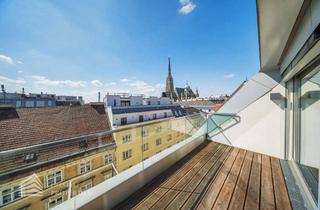 Maisonette mieten in 1010 Wien, Wunderschöne 5-Zimmer Wohnung mit Terrassen, Nähe Stephansdom