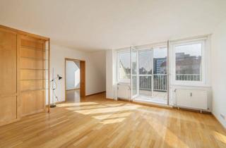 Wohnung mieten in 1140 Wien, Vier Zimmer im 4. Stock, vier Minuten von der U4. Hofseitige lichtdurchflutete Neubau Dachgeschosswohnung