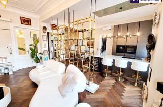 Wohnung kaufen in Linke Wienzeile, 1060 Wien, Das Besondere... Ihre exklusive Luxusresidenz am Wiener Naschmarkt- Park! Viel Liebe zum Detail + Hochwertig möbliert + Design + Eleganz! Alles was das Herz begehrt.... Aber Vorsicht - Sie werden sich verlieben!