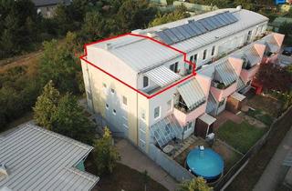 Penthouse kaufen in 2201 Gerasdorf, PENTHOUSE, hell, 2 Zimmer + 2 Terrassen u. Autoabstellplatz, S-BAHN , ca. 34 Minuten zum Praterstern. hohe Räume bis 3,40m!