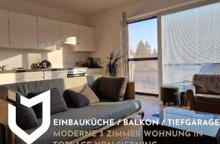 Wohnung mieten in 4522 Sierning, • EINBAUKÜCHE / BALKON / LIFT / TIEFGARAGE-MODERNE 3 - ZIMMER WOHNUNG IN TOPLAGE VON SIERNING !
