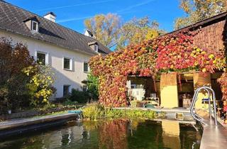 Haus kaufen in Schloss Und Badner Bahn, 2512 Tribuswinkel, Beindruckender Hausanteil - Altehrwürdiges Ambiente - in Tribuswinkel/ Baden bei Wien - Eigene Terrasse & Grünfläche - Poolmitbenützung!