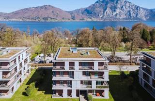 Wohnung kaufen in 4813 Altmünster, REFUGIUM - Hochwertiges WOHNEN IN BEGEHRTER LAGE am Traunsee - 54 m² Terrasse - mehrere TG-Plätze optional