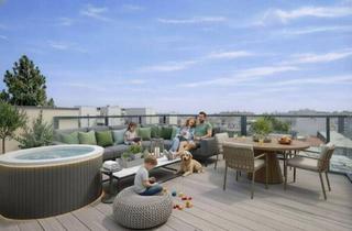 Penthouse kaufen in 1180 Wien, PENTHOUSE NÄHE AKH – PRIVATE ROOFTOP -DACHTERRASSE - 3 TERRASSEN - FERNBLICK - NEUBAU ERSTBEZUG IN RUHELAGE