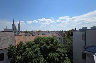 Maisonette kaufen in Sternwartestraße, 1180 Wien, Top DG Wohnung mit Terrasse und Panoramafenstern - 3 Zimmer mit großem Küchen-Essbereich! Kein Gas mehr! Modernste Ausführung! Luft-Wasserwärmepumpe, Klima und Photovoltaik!