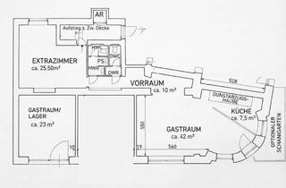 Geschäftslokal mieten in 1090 Wien, Unbefristete Hauptmiete! Tolle Chance zur Verwirklichung Ihres Gastrokonzeptes - vollausgestattetes Lokal mit Lager, Schanigartenoption!