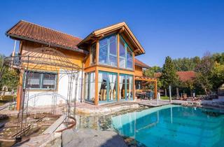 Einfamilienhaus kaufen in 4650 Kropfing, Einfamilienhaus mit Naturpool in ruhiger Lage