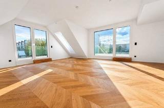 Penthouse kaufen in Donau, 1220 Wien, PROVISIONSFREI - PENTHOUSE LIVING - 5 TERRASSEN - AUSBLICK - WÄRMEPUMPE - DECKENKÜHLUNG - NÄHE U1!