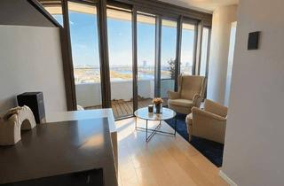 Wohnung mieten in Wagramer Straße, 1220 Wien, DANUBEFLATS | 1-Zimmer-Wohnung / Büro im 17. Stock - Exklusiv wohnen mit Pool, Gym & Balkon